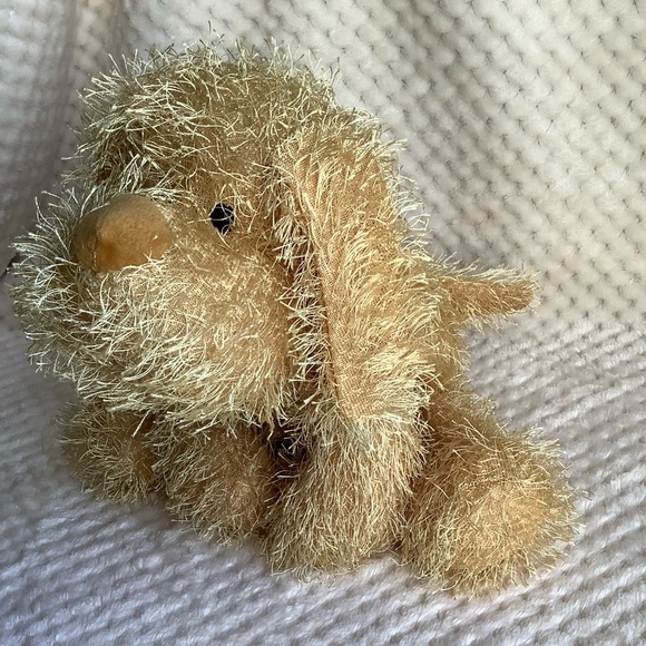 Royal Plush Inc Honey Coloured Spike Fur Plush Dog Floppy Legs Stuffed Animal - Picture 3 of 16